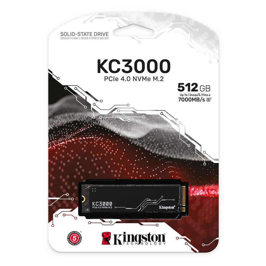 kc3000 pcie 4.0 nvme m.2 ssd - capacity=512gb