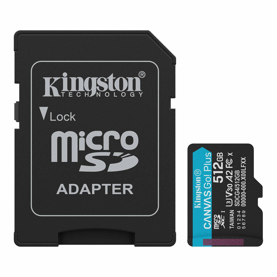canvas go plus microsd memory card - partnum=sdcg4512gb