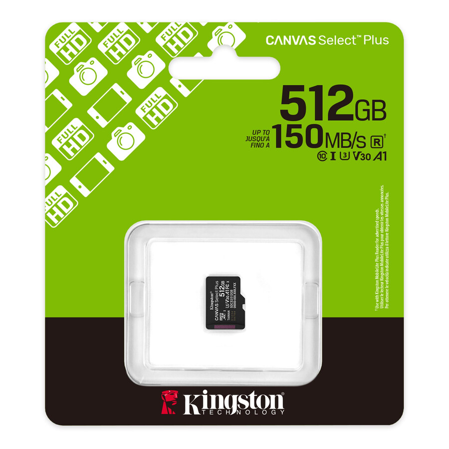 canvas select plus microsd memory card - capacity=128gb adapter=sd adapter