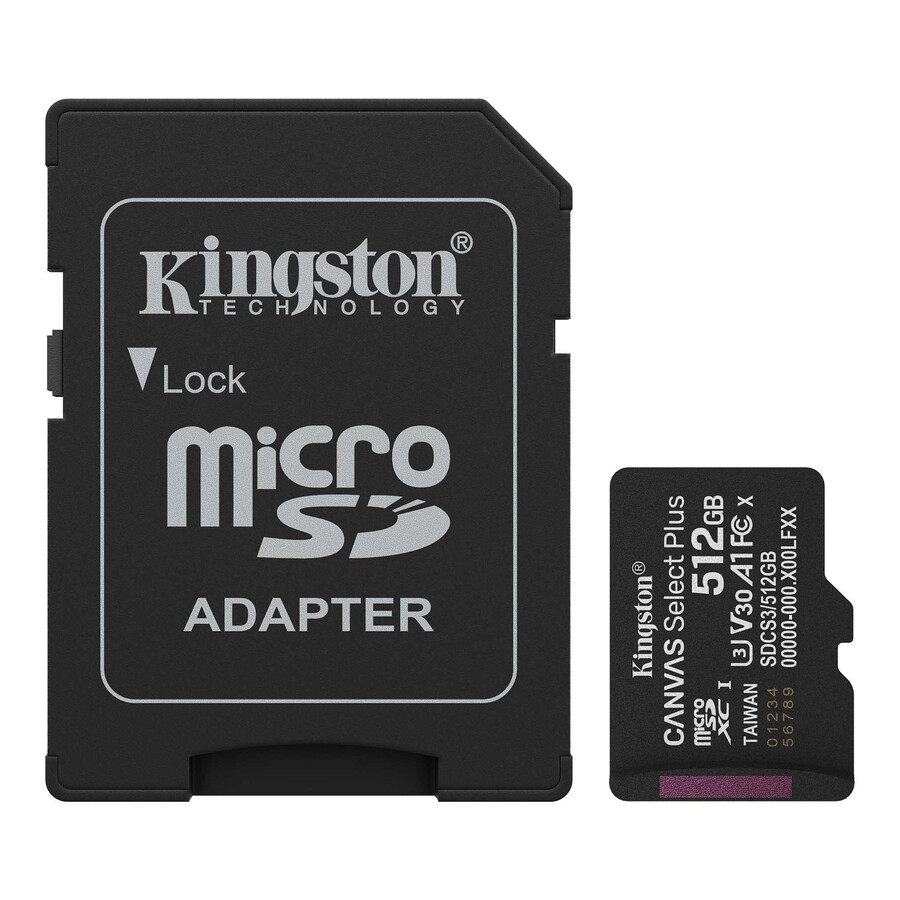 canvas select plus microsd memory card - capacity=128gb adapter=sd adapter