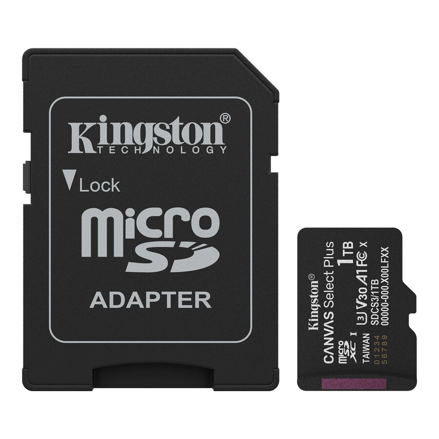 canvas select plus microsd memory card - capacity=256gb adapter=none