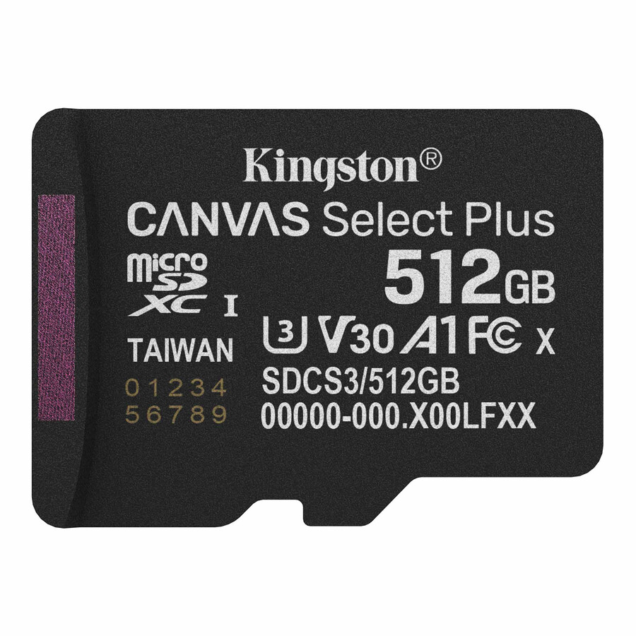 canvas select plus microsd memory card - capacity=256gb adapter=none