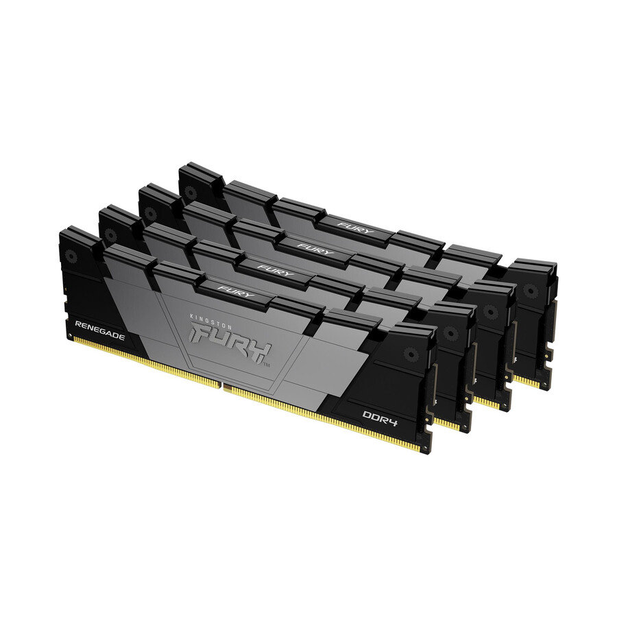 kingston fury renegade ddr4 memory - speed=3200mts total kit capacity=16gb kit=kit of 2 dram density=8gbit