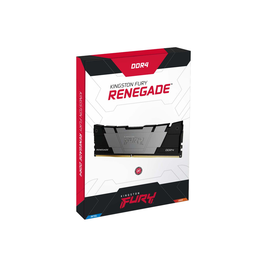 kingston fury renegade ddr4 memory - speed=3200mts total kit capacity=32gb kit=kit of 2 dram density=8gbit
