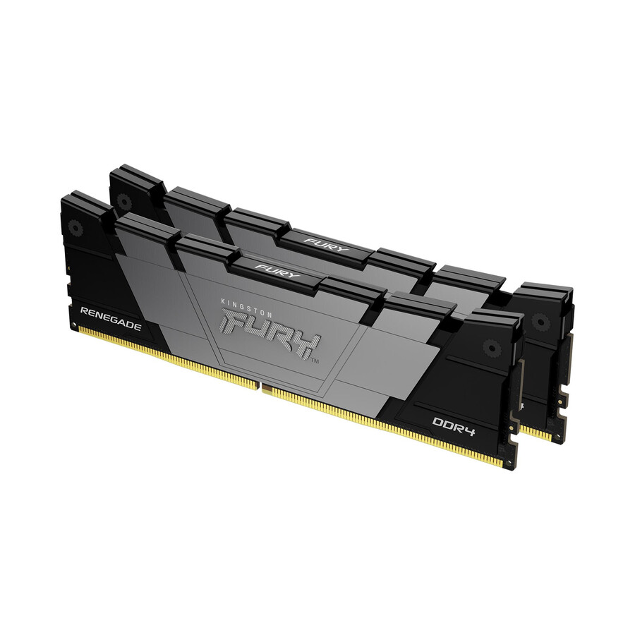 kingston fury renegade ddr4 memory - speed=3600mts total kit capacity=32gb kit=kit of 2 dram density=8gbit