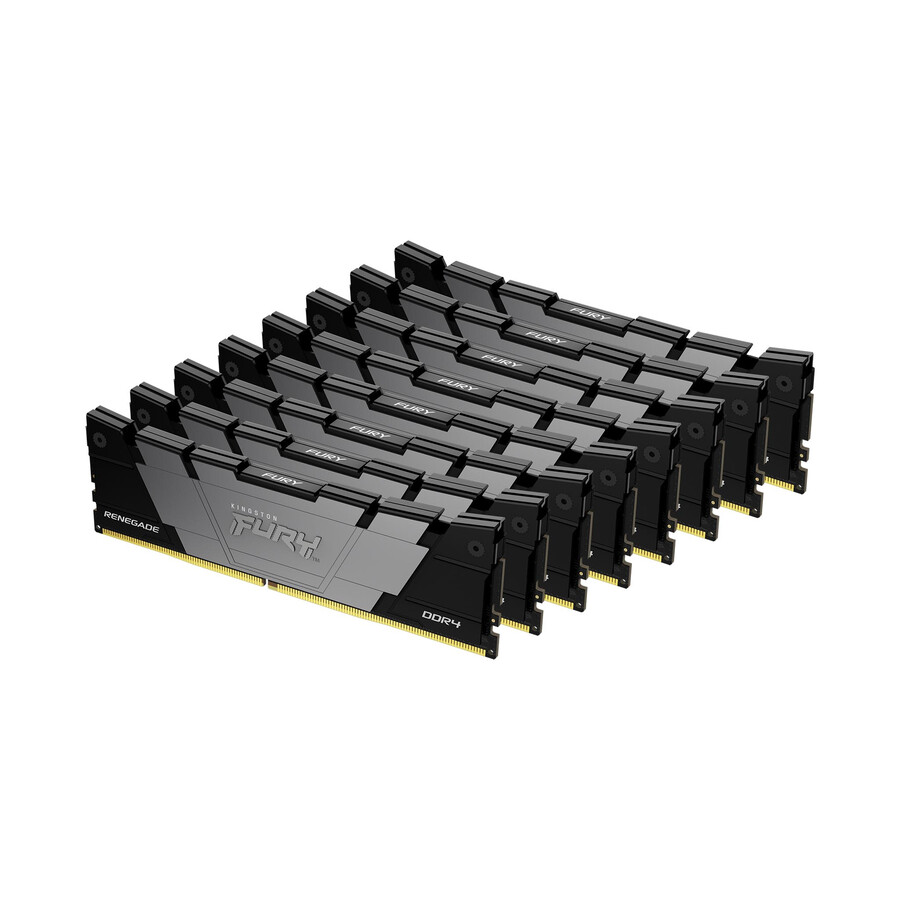 kingston fury renegade ddr4 memory - speed=3600mts total kit capacity=64gb kit=kit of 2 dram density=16gbit