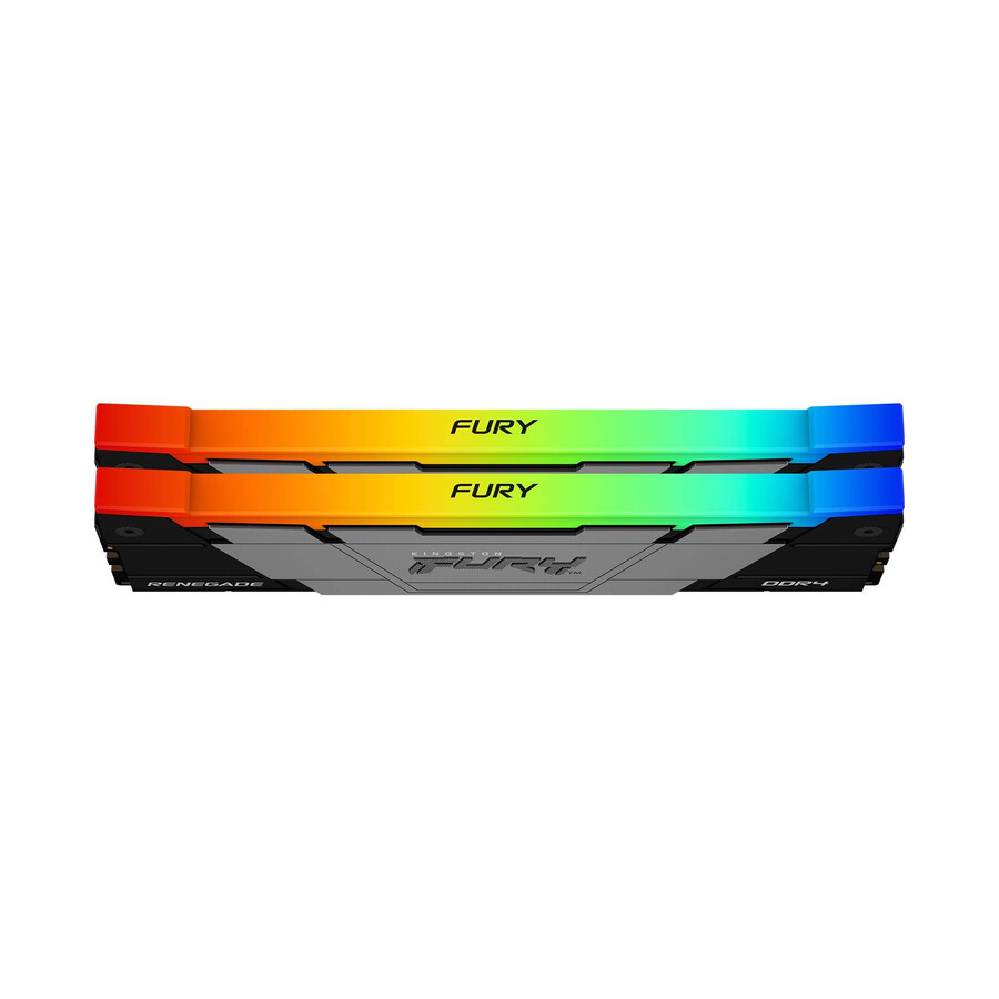 kingston fury renegade ddr4 rgb memory - speed=4600mts total kit capacity=16gb kit=kit of 2 dram density=8gbit