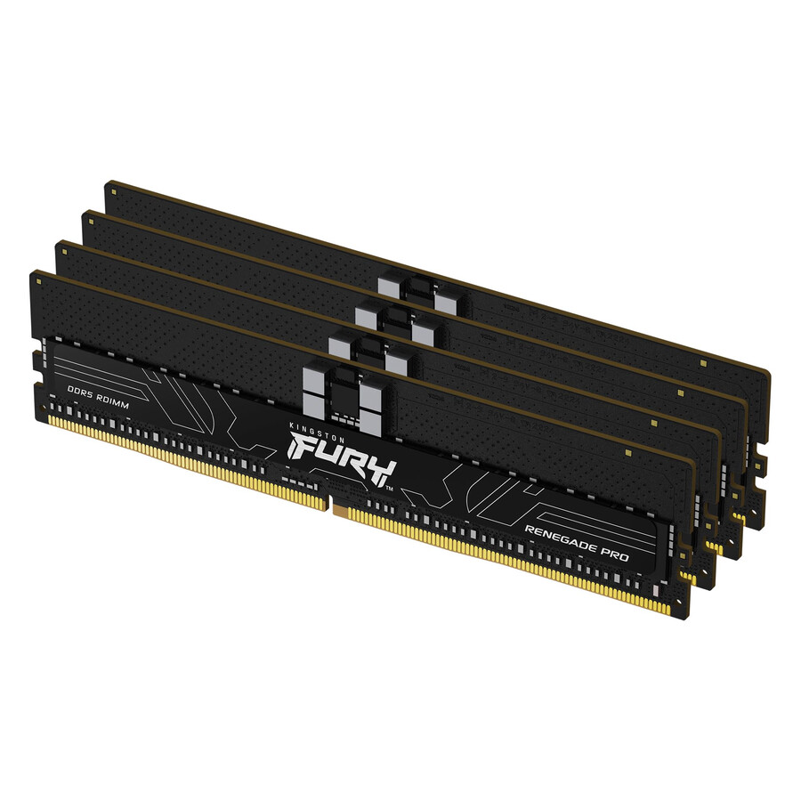 kingston fury renegade pro ddr5 rdimm memory - speed=6800mts total kit capacity=32gb kit=single module dram density=16gbit profile type=intel xmp