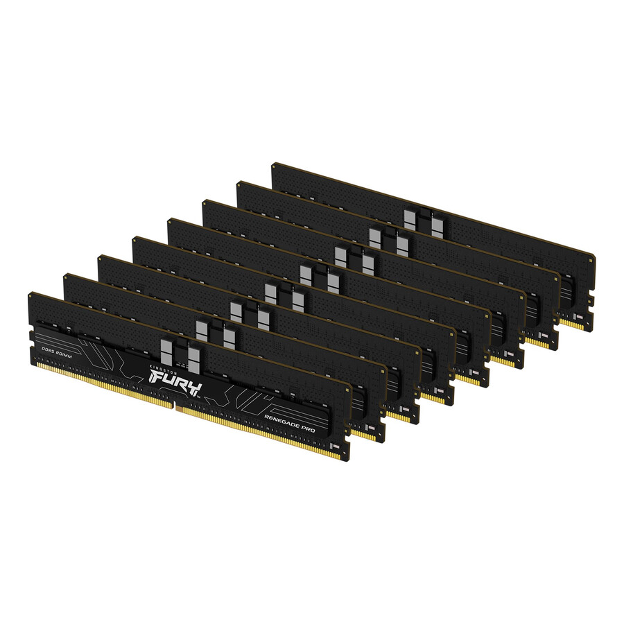 kingston fury renegade pro ddr5 rdimm memory - speed=4800mts total kit capacity=16gb kit=single module dram density=16gbit profile type=plug n play