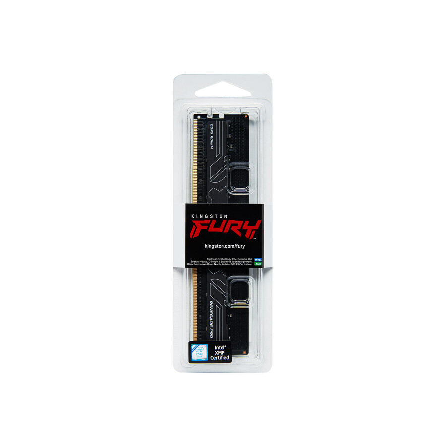kingston fury renegade pro ddr5 rdimm memory - speed=5600mts total kit capacity=32gb kit=single module dram density=16gbit profile type=intel xmp