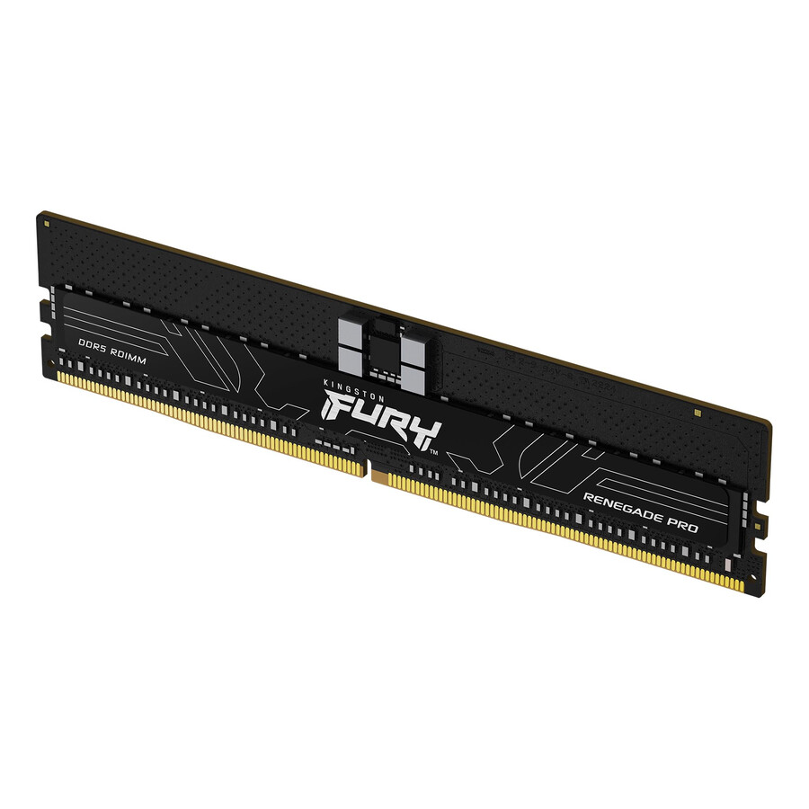 kingston fury renegade pro ddr5 rdimm memory - speed=6400mts total kit capacity=32gb kit=single module dram density=16gbit profile type=intel xmp