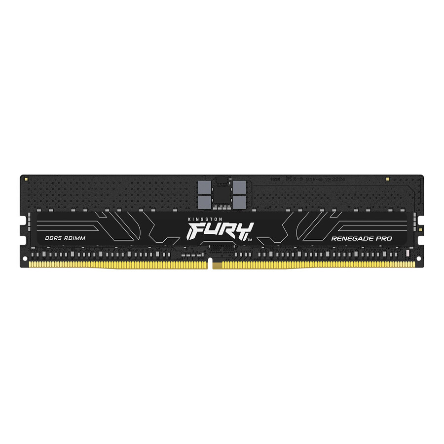 kingston fury renegade pro ddr5 rdimm memory - speed=6400mts total kit capacity=32gb kit=single module dram density=16gbit profile type=intel xmp