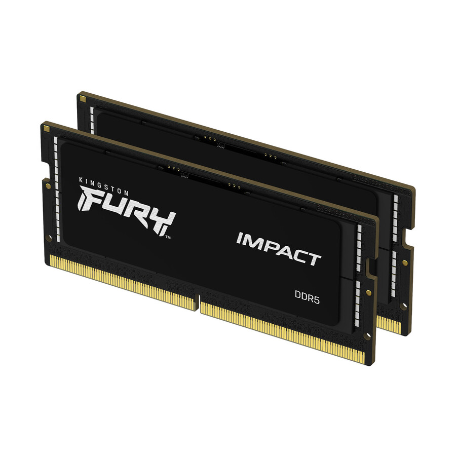 kingston fury impact ddr5 memory - speed=4800mts total kit capacity=16gb kit=single module dram density=16gbit profile type=plug n play