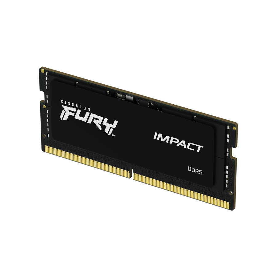 kingston fury impact ddr5 memory - speed=4800mts total kit capacity=32gb kit=single module dram density=16gbit profile type=plug n play