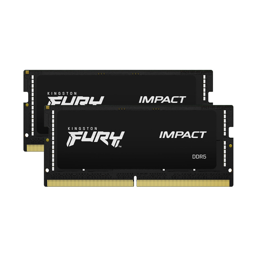 kingston fury impact ddr5 memory - speed=5600mts total kit capacity=32gb kit=single module dram density=16gbit profile type=plug n play
