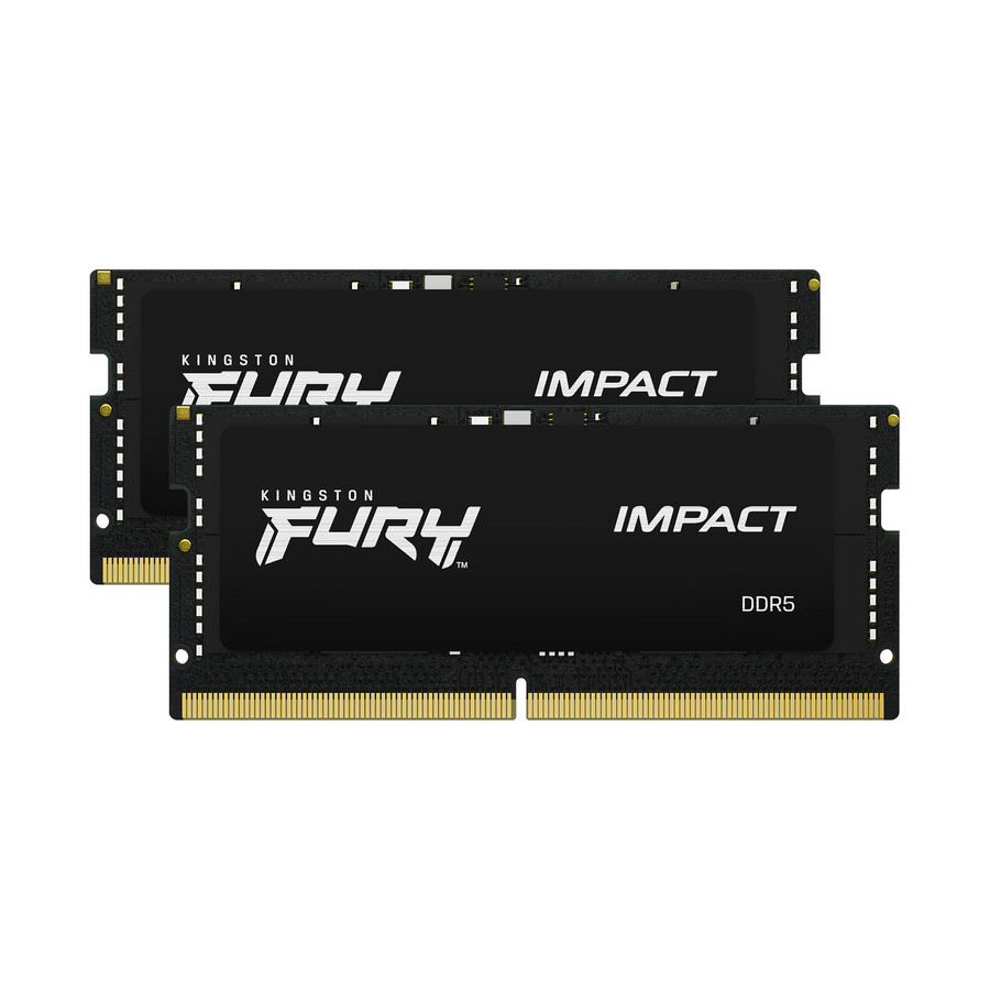 kingston fury impact ddr5 memory - speed=5600mts total kit capacity=32gb kit=single module dram density=16gbit profile type=plug n play
