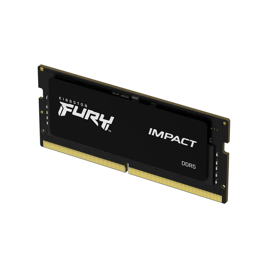 kingston fury impact ddr5 memory - speed=4800mts total kit capacity=32gb kit=kit of 2 dram density=16gbit profile type=plug n play