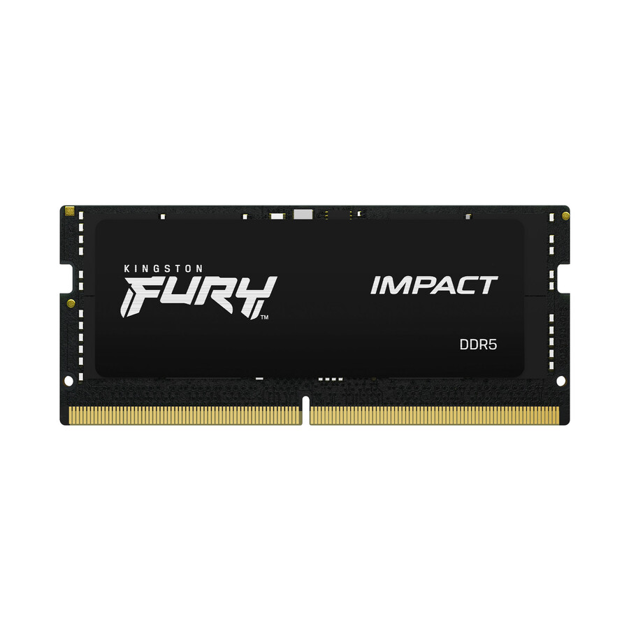 kingston fury impact ddr5 memory - speed=4800mts total kit capacity=64gb kit=kit of 2 dram density=16gbit profile type=plug n play