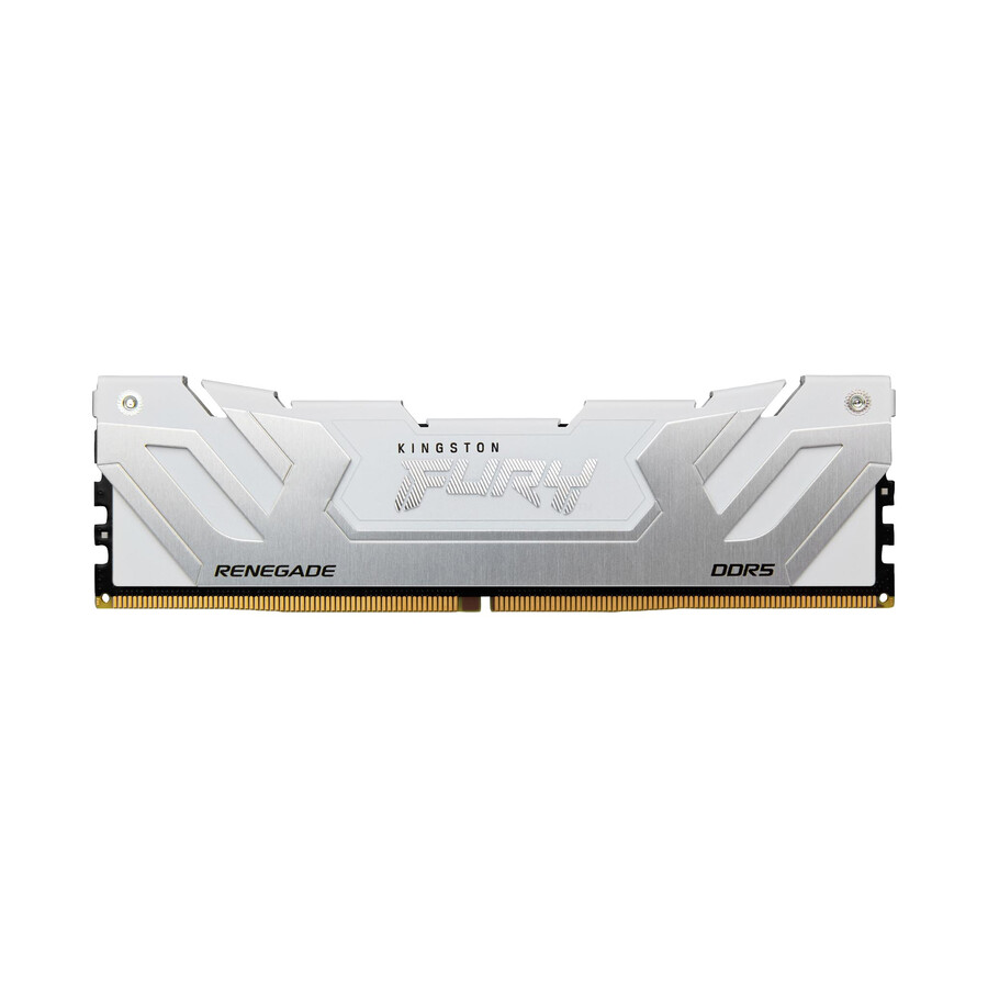 kingston fury renegade ddr5 memory - module type=udimm speed=7200mts total kit capacity=24gb kit=single module dram density=24gbit color=black