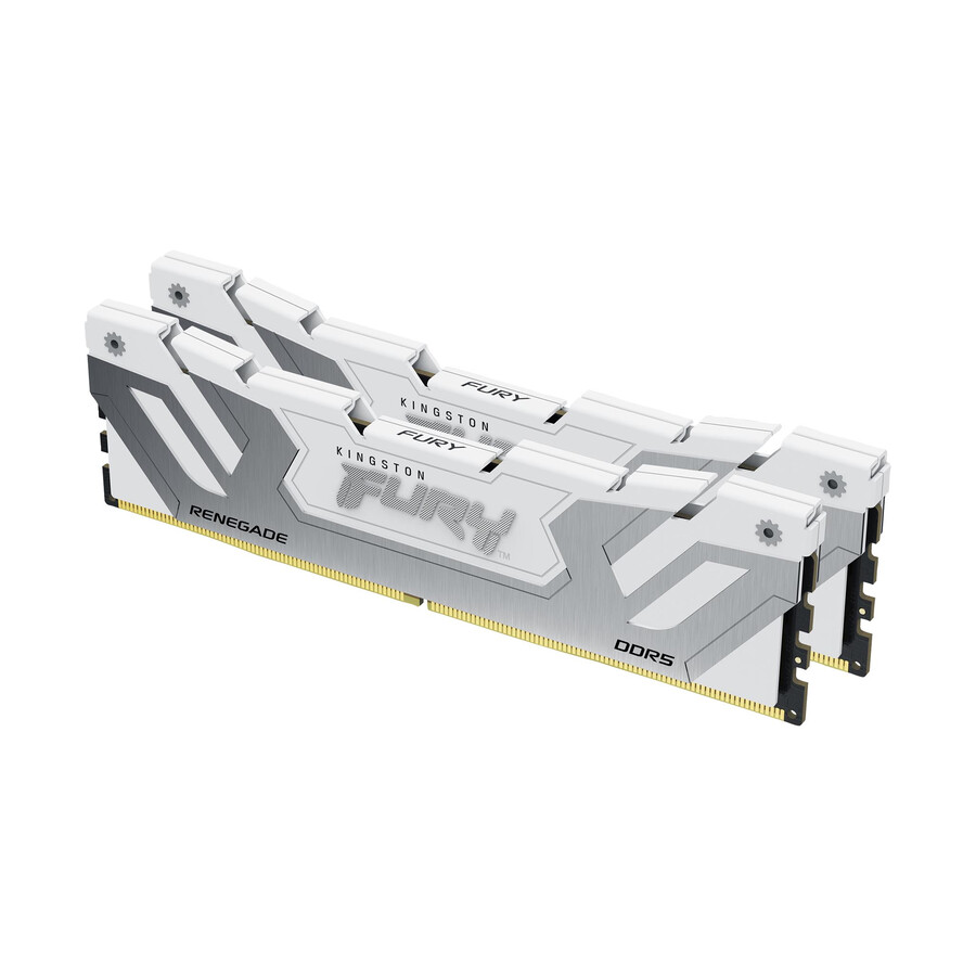 kingston fury renegade ddr5 memory - module type=udimm speed=7200mts total kit capacity=32gb kit=kit of 2 dram density=16gbit color=black