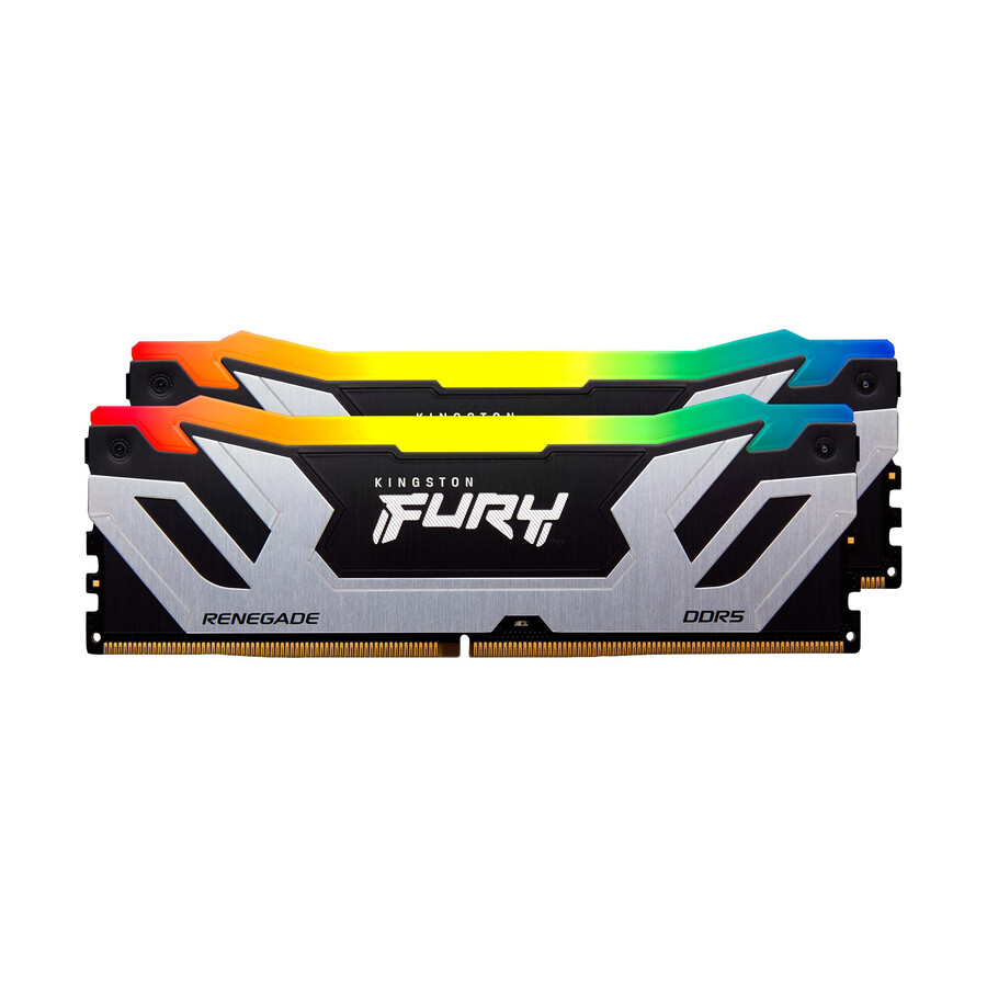 kingston fury renegade ddr5 rgb memory - module type=udimm speed=6000mts total kit capacity=48gb kit=single module dram density=24gbit color=black