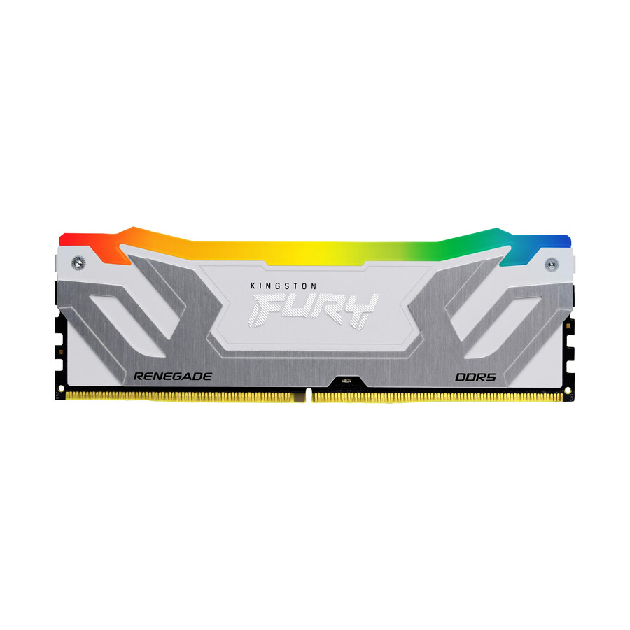 kingston fury renegade ddr5 rgb memory - module type=udimm speed=8000mts total kit capacity=16gb kit=single module dram density=16gbit color=black