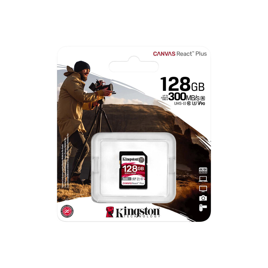 canvas react plus sd memory card - capacity=64gb