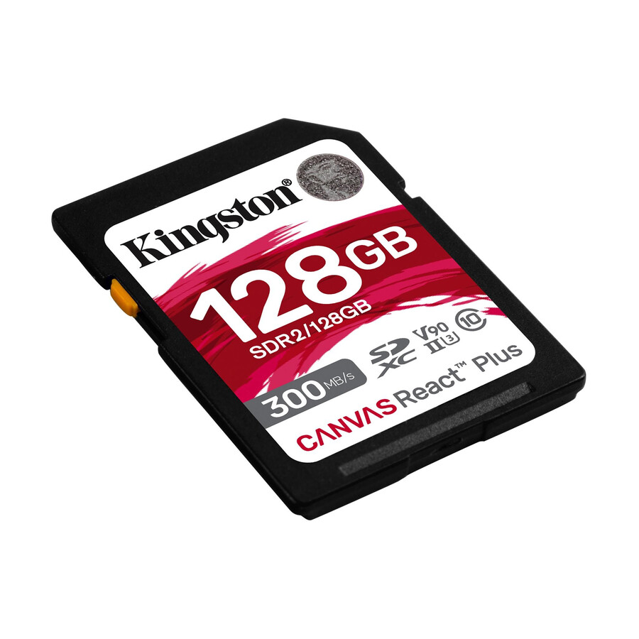 canvas react plus sd memory card - capacity=128gb