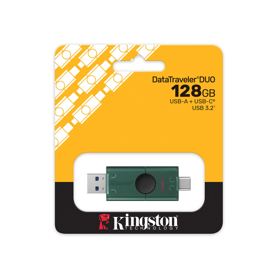 datatravelersup class=u-txt-registeredsup duo usb flash drive - capacity=128gb
