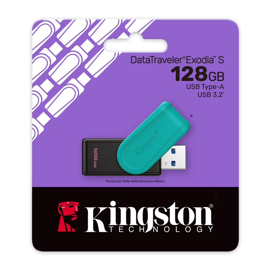 datatraveler exodia s usb flash drive - capacity=128gb