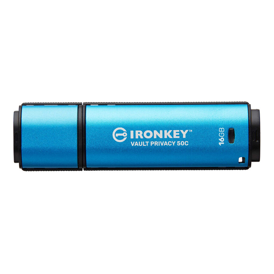 kingston ironkey vault privacy 50 series - capacity=128gb speed class=usb 3.2 gen 1 connector=usb-a
