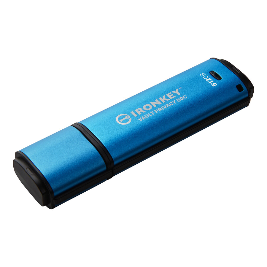 kingston ironkey vault privacy 50 series - capacity=256gb speed class=usb 3.2 gen 1 connector=usb-a