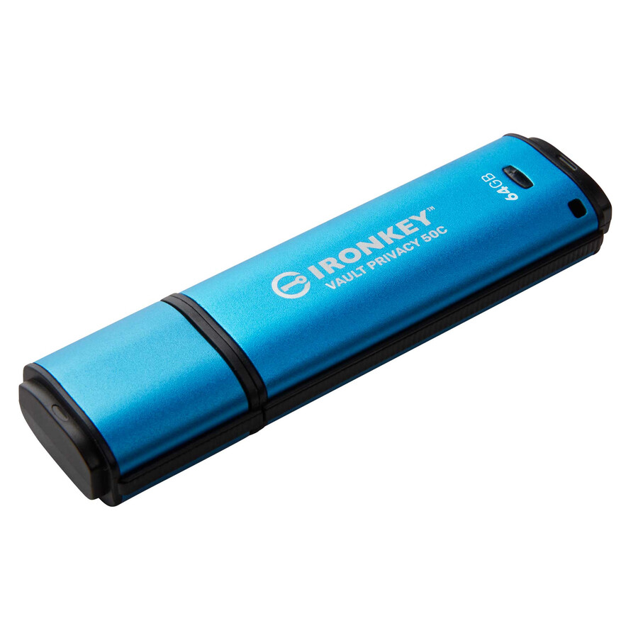 kingston ironkey vault privacy 50 series - capacity=512gb speed class=usb 3.2 gen 1 connector=usb-c